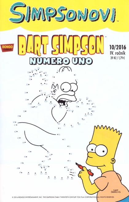 Bart Simpson 10/2016: Numero Uno